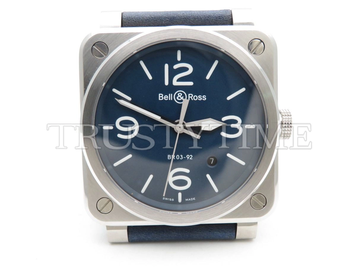 Копия часов Bell & Ross BR 03-92 Blue Steel BR0392-BLU-ST/SCA Арт.BR-0198