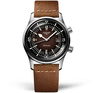 Копия часов Longines Legend Diver Watch 42mm L3.774.4.60.2 Арт.LN-0327