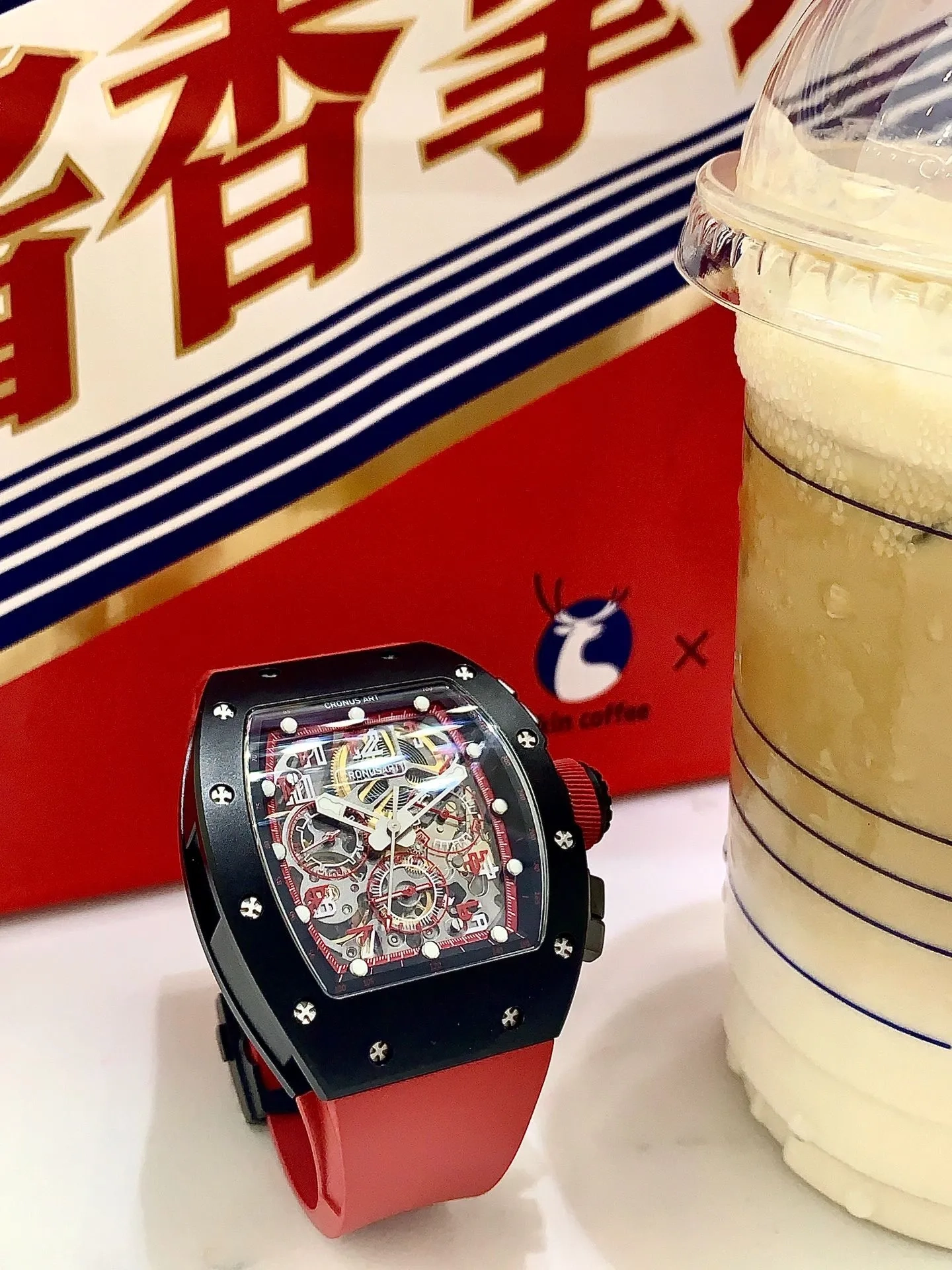 Копия часов CronusArt Carbon Watch CM09-010 Арт.CA-0425