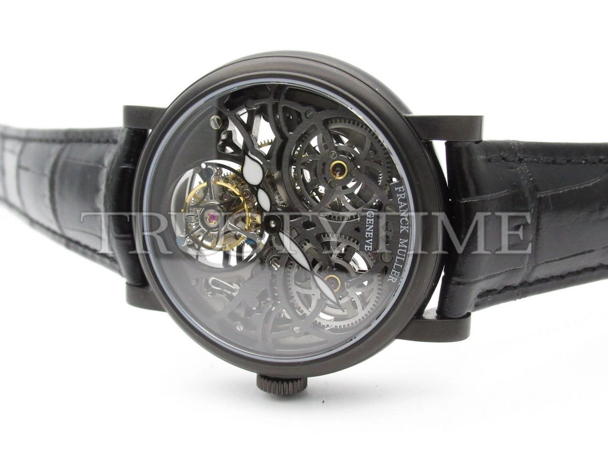 Копия часов Franck Muller Cintree Curvex Giga Tourbillon Black 7048-T-G-SQT-BR-NR Арт.FM-0557