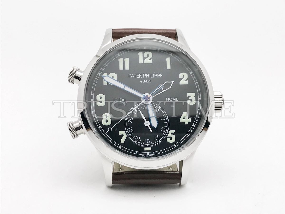 Копия часов Patek Philippe Calatrava Pilot Travel Time 42mm 5524G-001 Арт.PP-0839