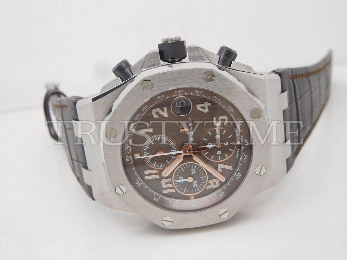 Копия часов Audemars Piguet Royal Oak Offshore Chronograph Havana Brown SIHH 2018 26470ST.OO.A820CR.01 Арт.AP-0840