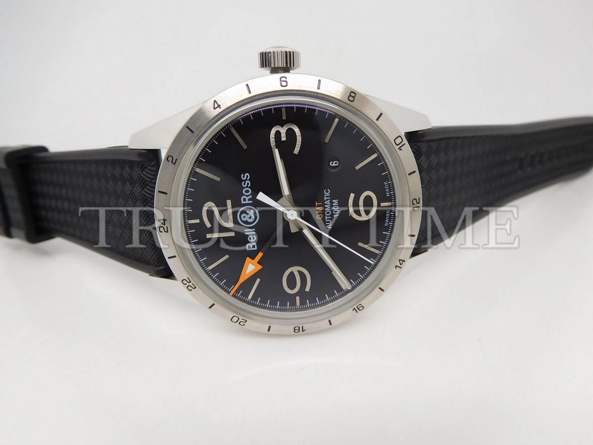 Копия часов Bell & Ross BR 123 GMT BRV123-BL-GMT/SRB Арт.BR-0260