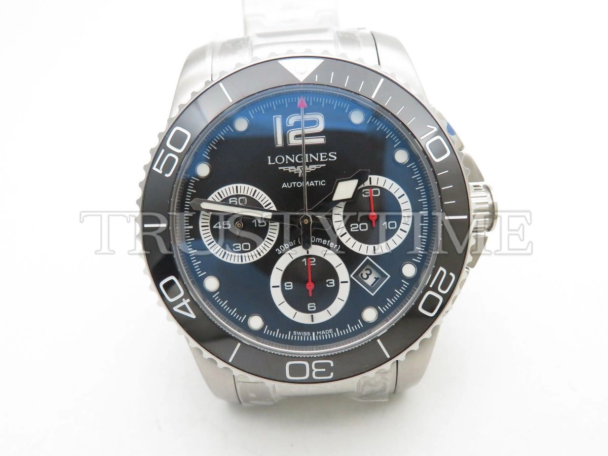 Копия часов Longines Sport Hydroconquest Automatic Chronograph 43mm L3.883.4.56.6 Арт.LN-0267