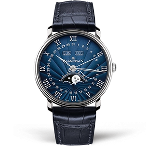 Копия часов Blancpain Villeret Quantième Complet 40mm 6654-1529-55B Арт.BP-0341