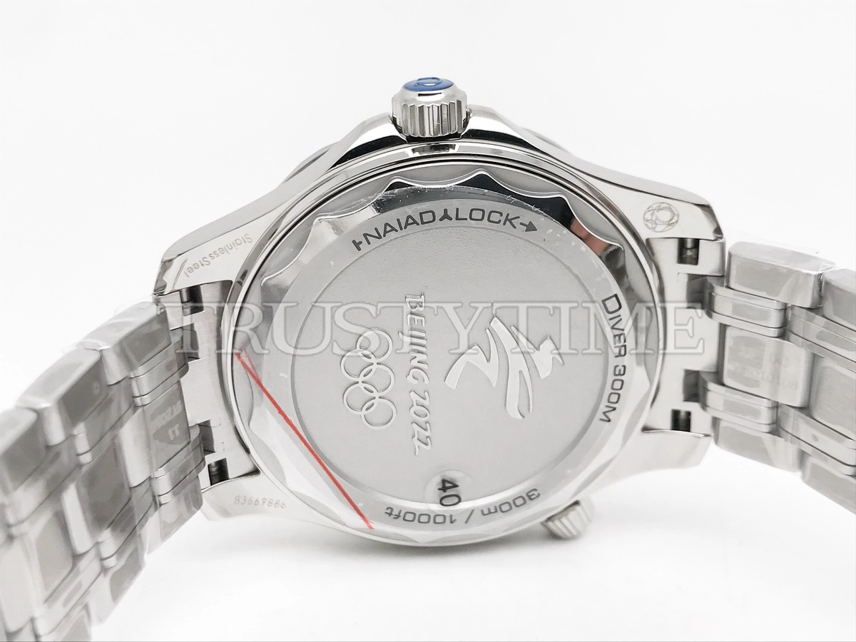 Копия часов Omega Seamaster Diver Co-axial Master Chronometer Beijing 42mm 2022 522.30.42.20.03.001 Арт.OM-0839