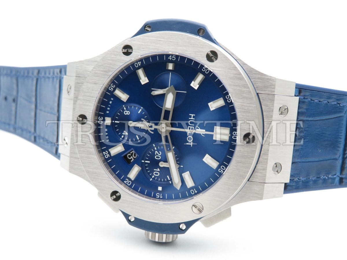 Копия часов Hublot Big Bang Steel Blue 44mm 301.SX.7170.LR Арт.HB-0400