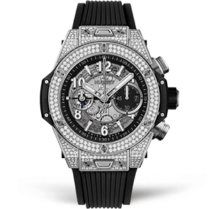 Копия часов Hublot Big Bang Unico Titanium Pave 44mm 421.NX.1170.RX.1704 Арт.HB-0963