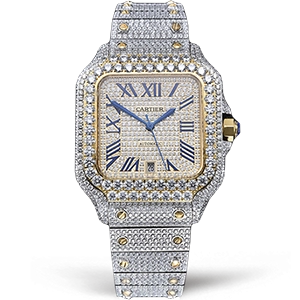 Копия часов Cartier Santos De Cartier 40 W2SA0009 Diamonds Арт.CR-0940