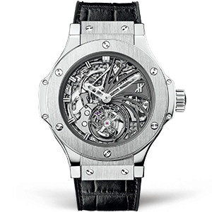Копия часов Hublot Big Bang Minute Repeater Tourbillon Platinium 44 304.TX.1170.LR Арт.HB-1262
