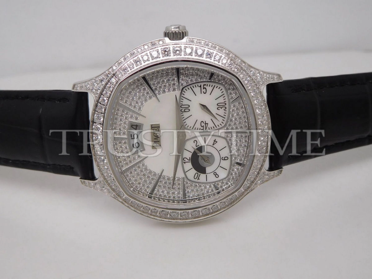 Копия часов Piaget Emperador Coussin Dual Time 42mm G0A32018 Арт.PG-0152