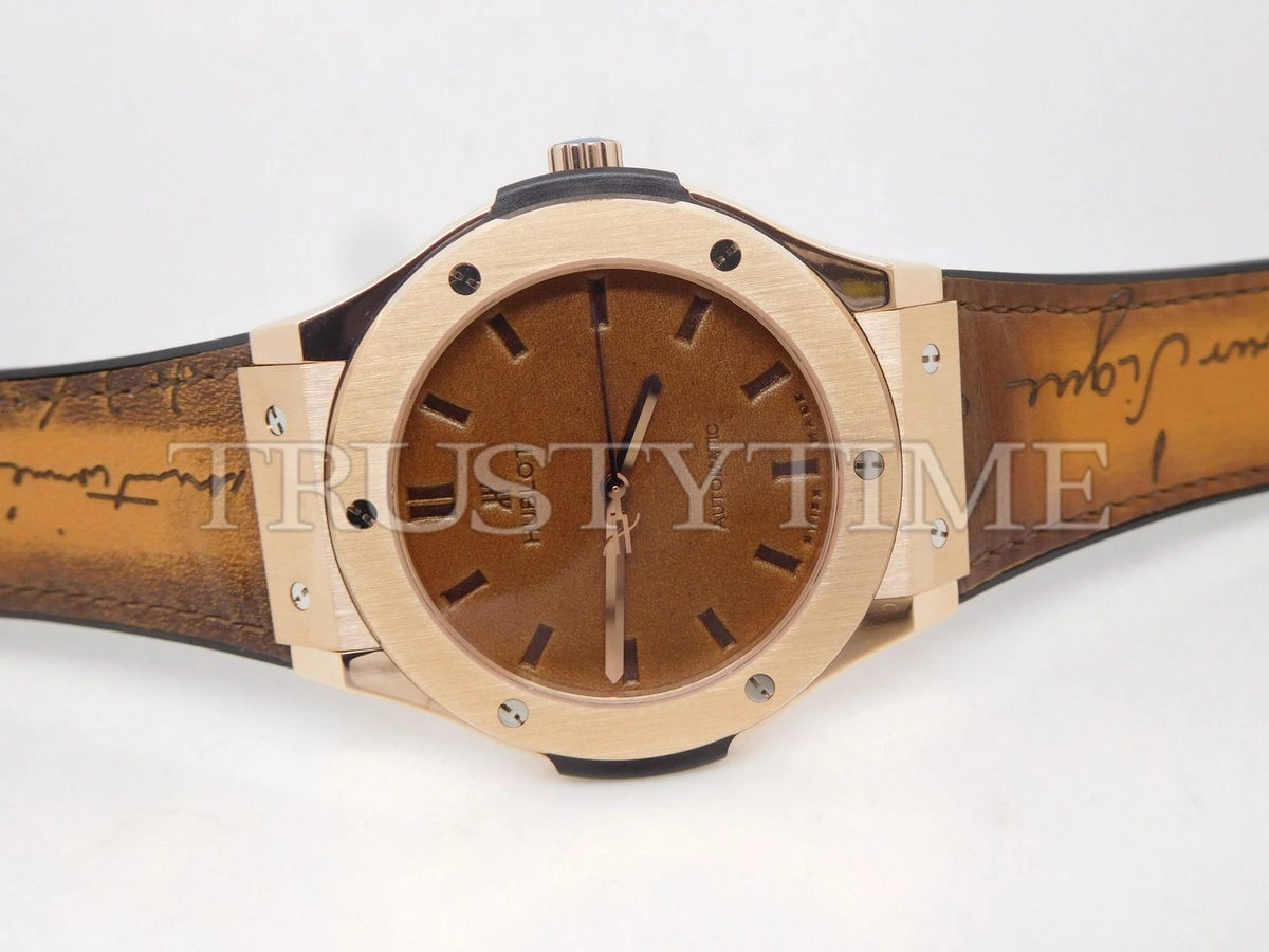 Копия часов Hublot Classic Fusion Berluti Scritto 45mm 511.OX.0500.VR.BER16 Арт.HB-0494