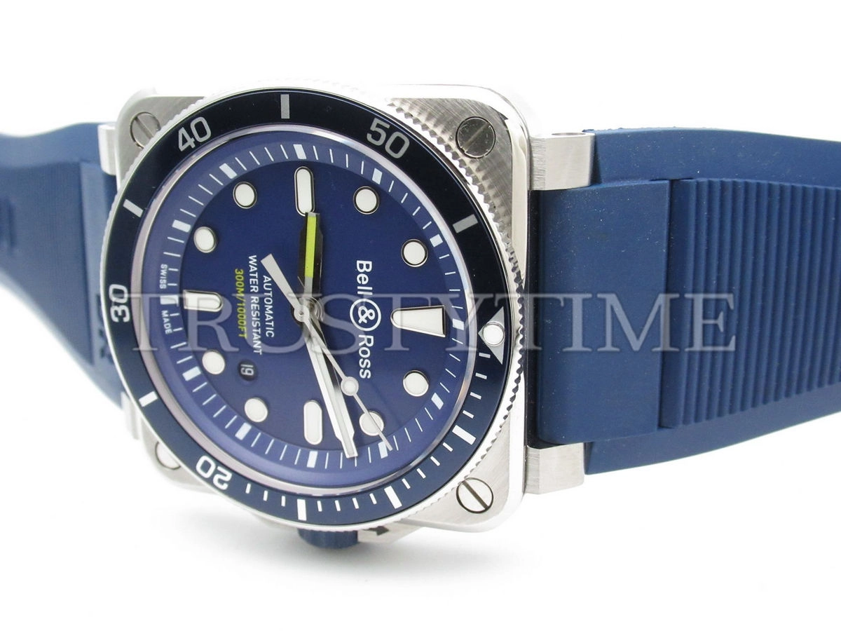 Копия часов Bell & Ross BR 03-92 Diver Blue BR0392-D-BU-ST/SRB Арт.BR-0206