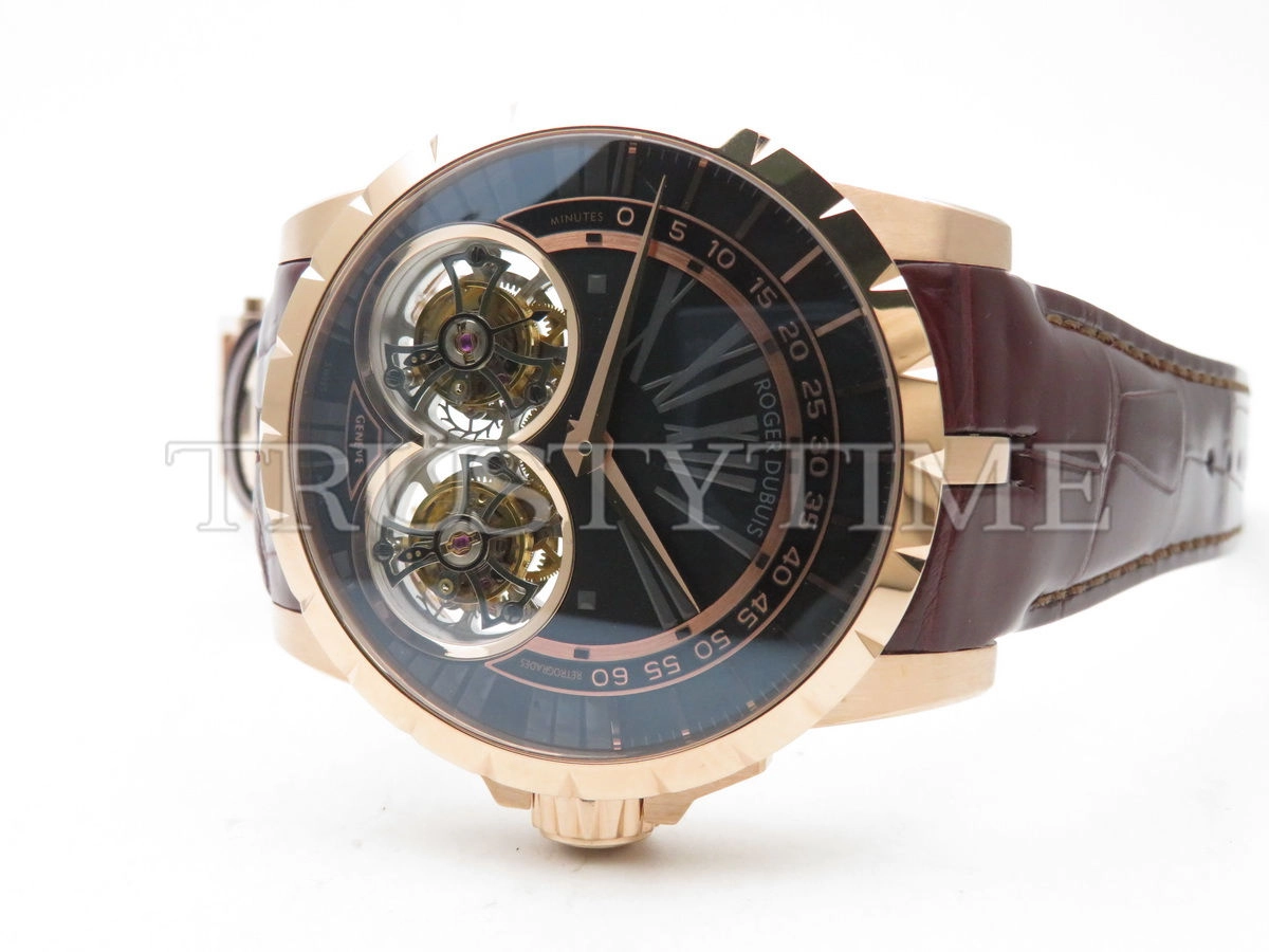 Копия часов Roger Dubuis Excalibur Double Flying Tourbillon 45mm RDDBEX0280 Арт.RG-0420