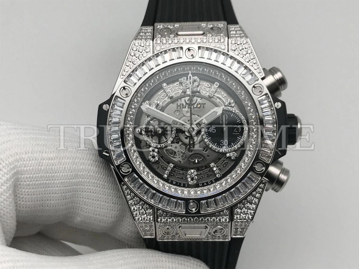 Копия часов Hublot Big Bang Unico Titanium Jewellery 44mm 421.NX.1170.RX.0904 Арт.HB-0964