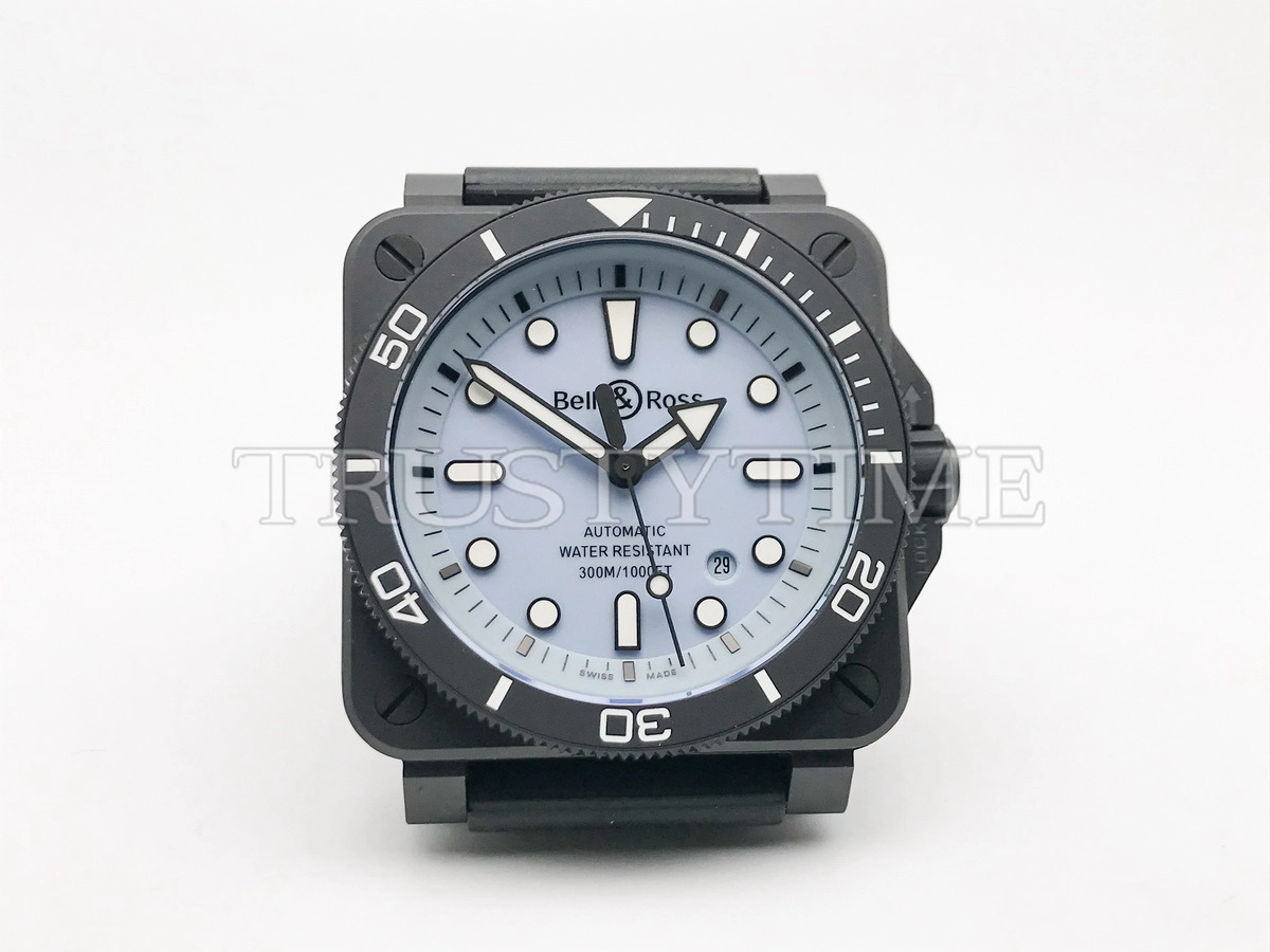 Копия часов Bell & Ross Instruments BR-03 Diver Full Lum Ceramic BR03A-D-LM-CE/SRB Арт.BR-0312