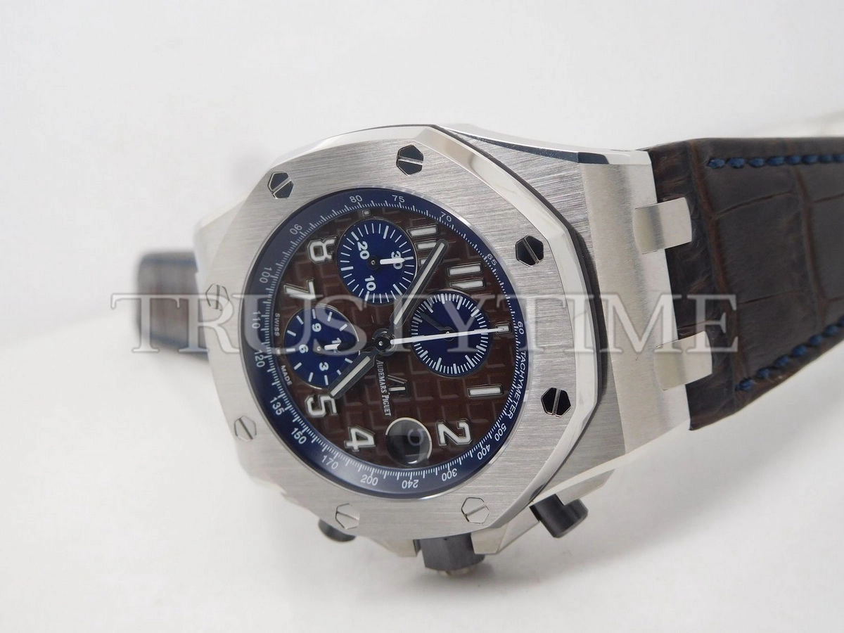 Копия часов Audemars Piguet Royal Oak Offshore Chronograph Havana Brown SIHH 2018 26470ST.OO.A099CR.01 Арт.AP-0841