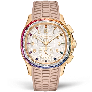 Копия часов Patek Philippe Aquanaut Luce "Rainbow" Chronograph Joaillerie 7968/300R-001 Арт.PP-0844