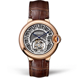 Копия часов Cartier Ballon Bleu de Cartier 39 Flying Tourbillon W6920104 Арт.CR-0437