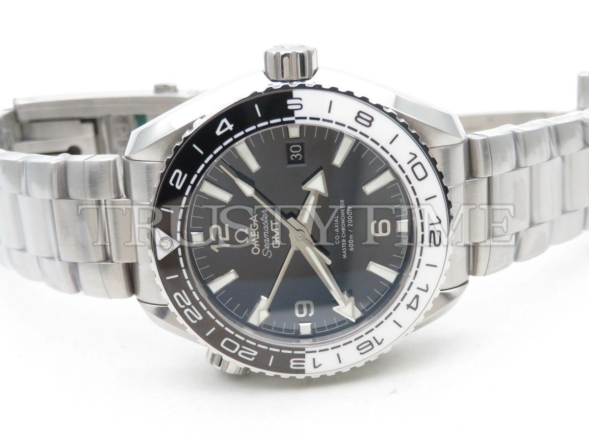 Копия часов Omega Seamaster Planet Ocean 600m Co‑Axial Master Chronometer GMT 43.5mm 215.30.44.22.01.001 Арт.OM-0646