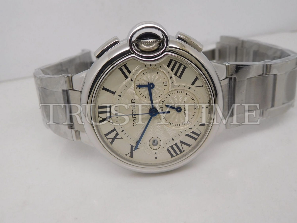 Копия часов Cartier Balon Bleu Chronograph 44 WGBB0023