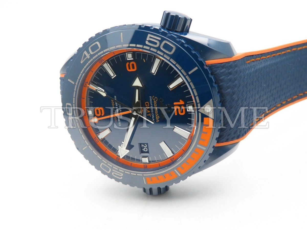 Копия часов Omega Seamaster Planet Ocean 600m Co‑Axial Master Chronometer GMT Big Blue 45,5mm 215.92.46.22.03.001 Арт.OM-0645