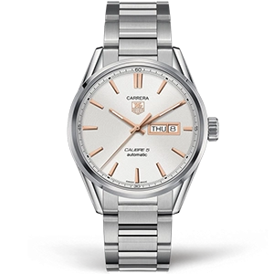 Копия часов Tag Heuer Carrera Calibre 5 Day Date 41mm WAR201D.BA0723 Арт.TG-0432