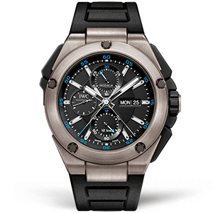 Копия часов IWC Ingenieur Double Chronograph Titanium 45mm IW386503 Арт.IW-0797