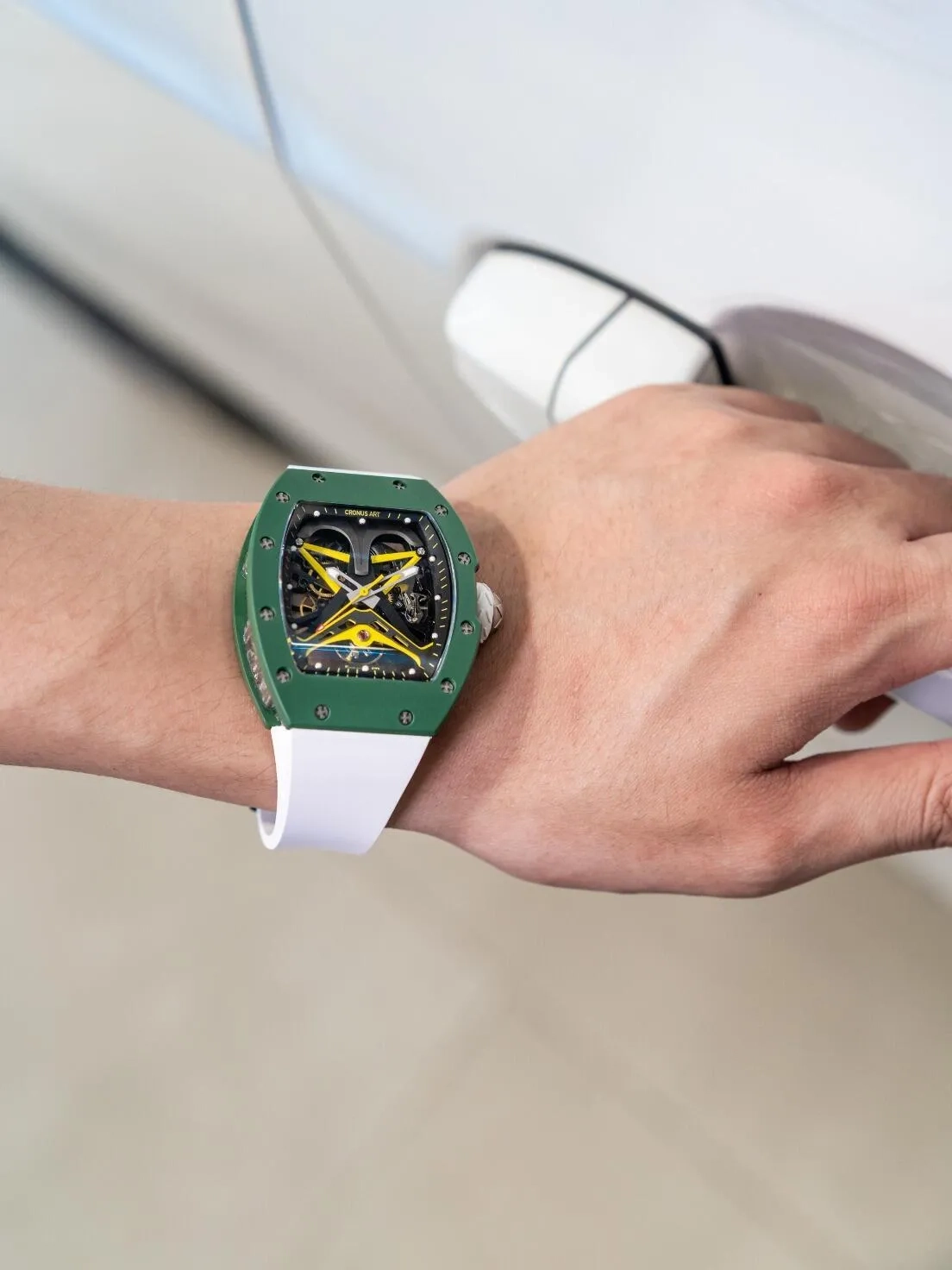 Копия часов CronusArt Carbon Watch CM09-018 Арт.CA-0431