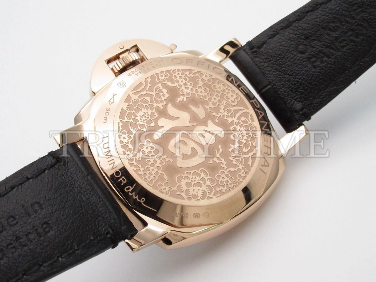 Копия часов Panerai Luminor Due 3 Days Automatic Oro Rosso 38 mm PAM00908 Арт.PN-0702