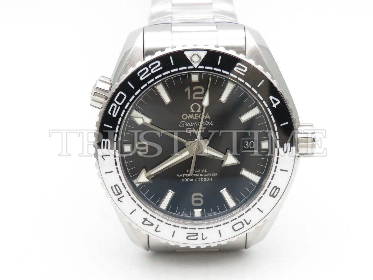 Копия часов Omega Seamaster Planet Ocean 600m Co‑Axial Master Chronometer GMT 43.5mm 215.30.44.22.01.001 Арт.OM-0646
