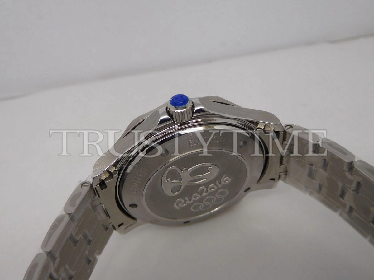 Копия часов Omega Seamaster Diver 300m Co-Axial Chronometer Limited Edition "Rio 2016" 41mm 522.30.41.20.01.001 Арт.OM-0719