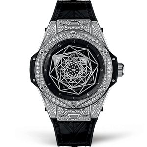 Копия часов Hublot Big Bang Sang Bleu One Click 39mm 465.SS.1117.VR.1704 Арт.HB-1080