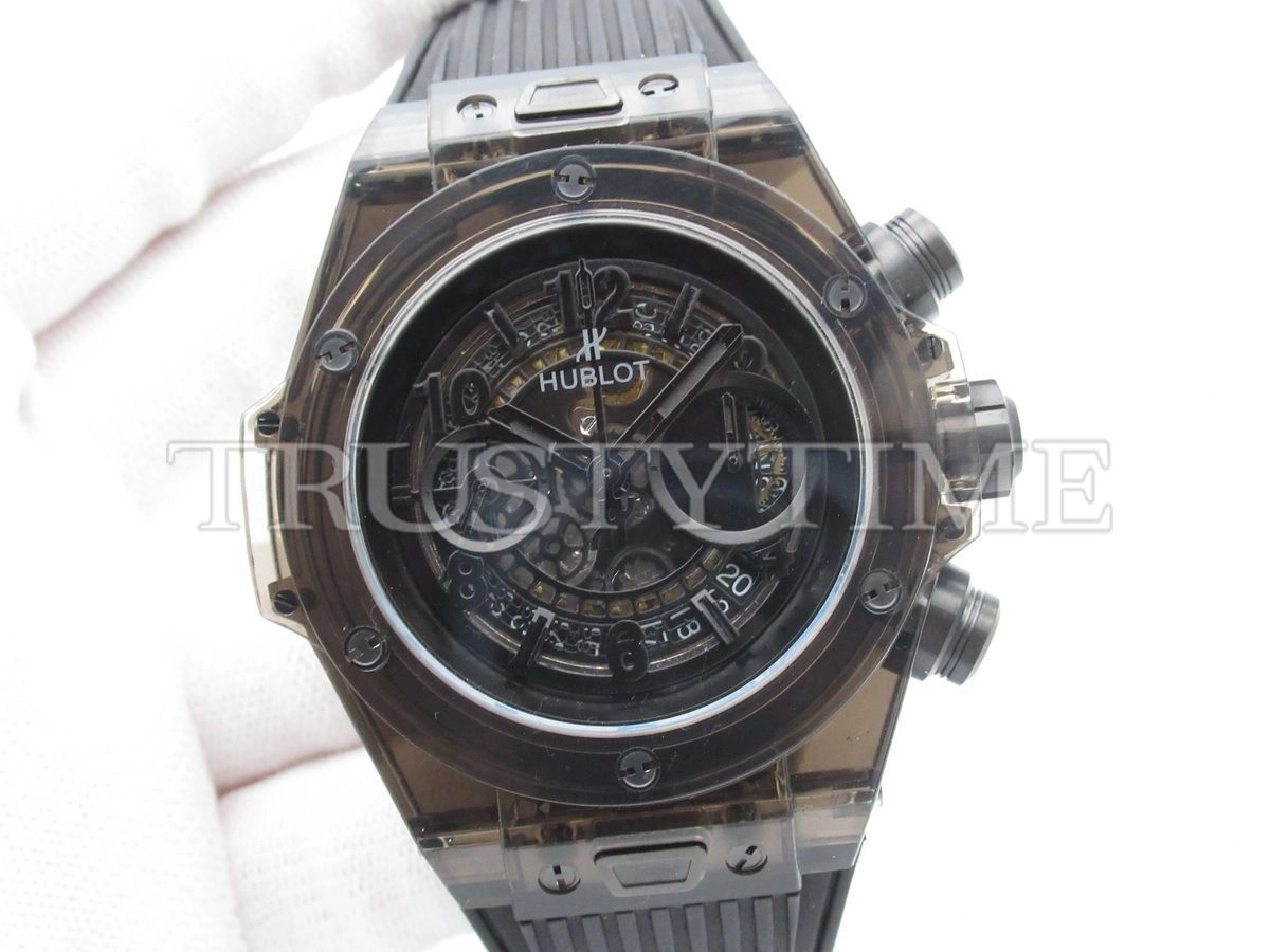 Копия часов Hublot Big Bang Unico All Black Sapphire 45mm 411.JB.4901.RT Арт.HB-0435