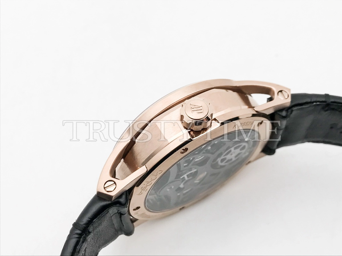 Копия часов Audemars Piguet Royal Oak Tourbillon Openworked 26600OR.OO.D002CR.01 Арт.AP-1179
