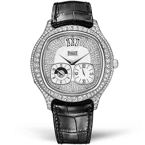 Копия часов Piaget Emperador Coussin Dual Time 42mm G0A32018 Арт.PG-0152