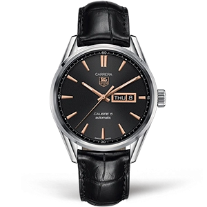 Копия часов Tag Heuer Carrera Calibre 5 Day Date 41mm WAR201C.FC6266 Арт.TG-0437