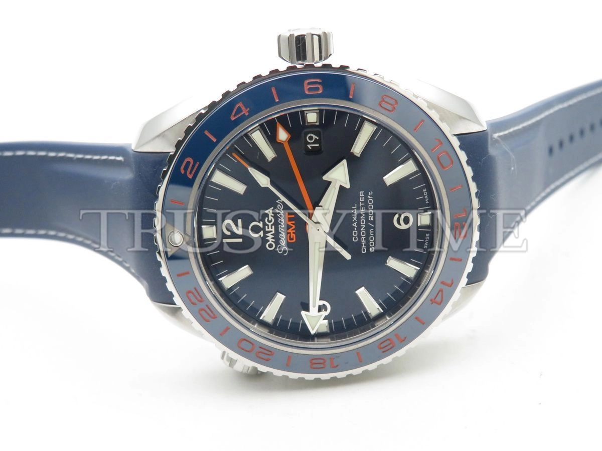 Копия часов Omega Seamaster Planet Ocean 600m Co‑Axial Master Chronometer GMT GoodPlanet 43.5mm 232.30.44.22.03.001 Арт.OM-0526
