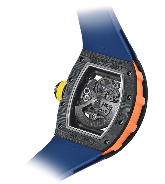 Копия часов CronusArt NTPT Carbon Fiber Watch CM36-001 Арт.CA-0450