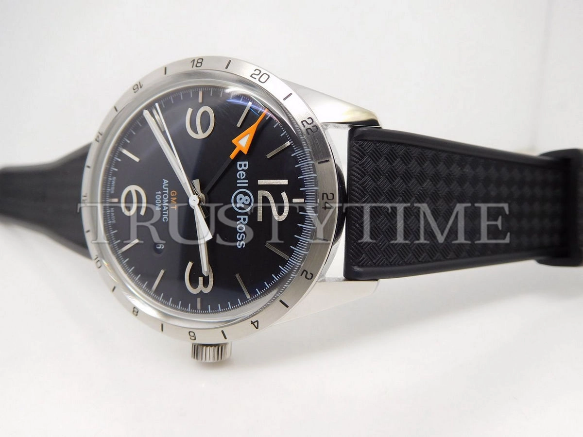 Копия часов Bell & Ross BR 123 GMT BRV123-BL-GMT/SRB Арт.BR-0260