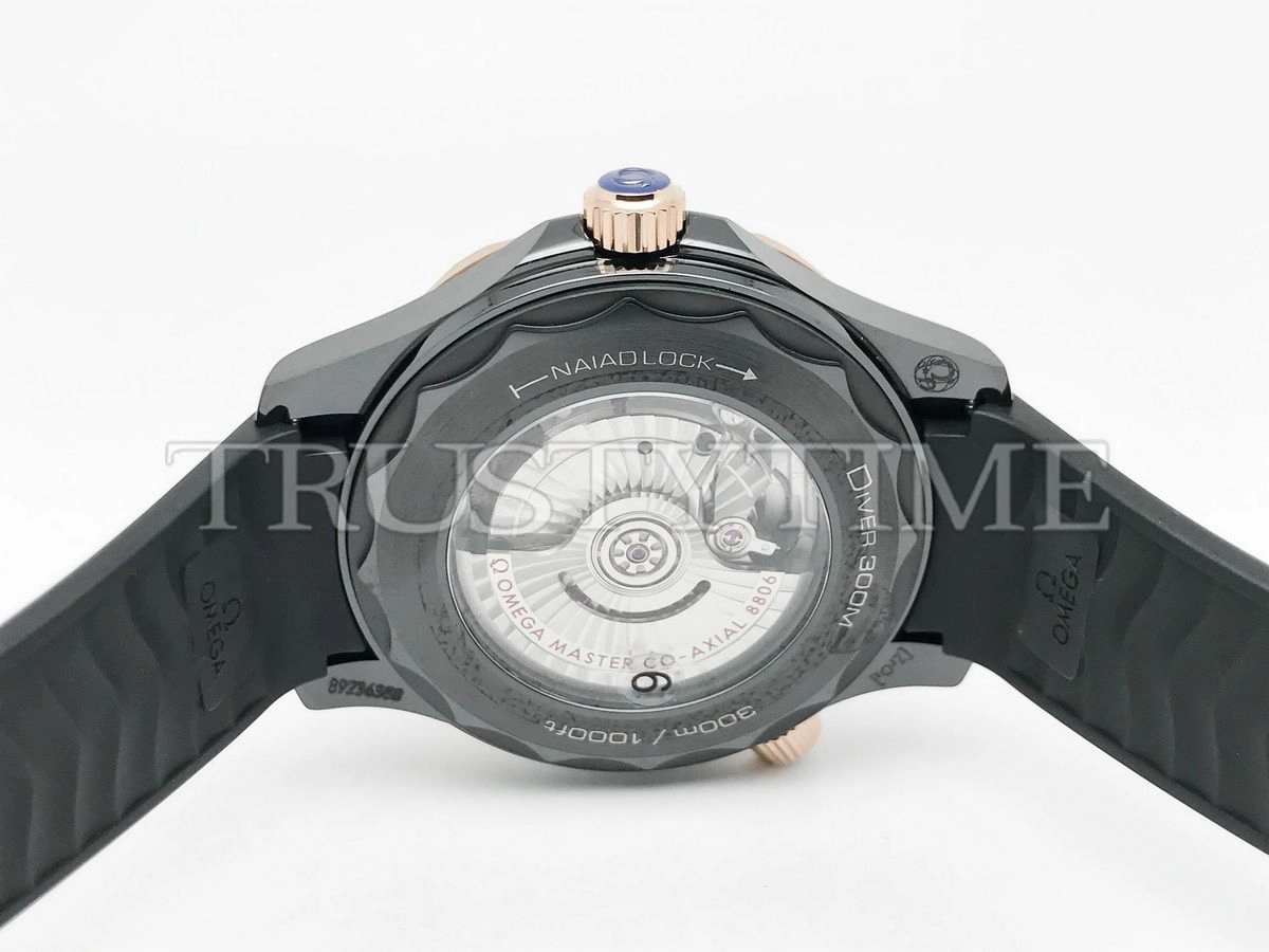 Копия часов Omega Seamaster Diver 300m Co-axial Master Chronometer 43,5mm 210.62.44.20.01.001 Арт.OM-0924