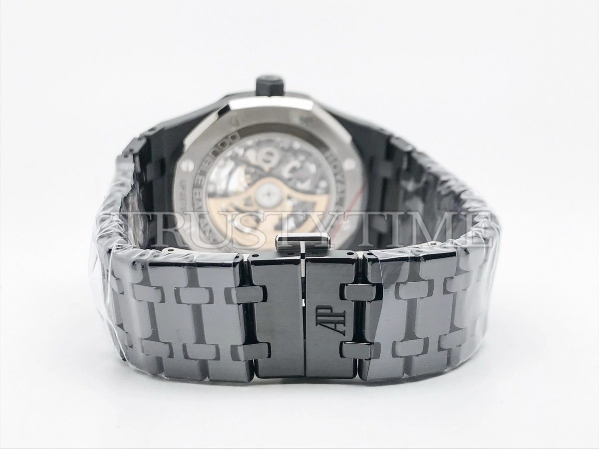 Копия часов Audemars Piguet Royal Oak Double Balance Wheel Black Ceramic 15416CE.OO.1225CE.01 Арт.AP-1192