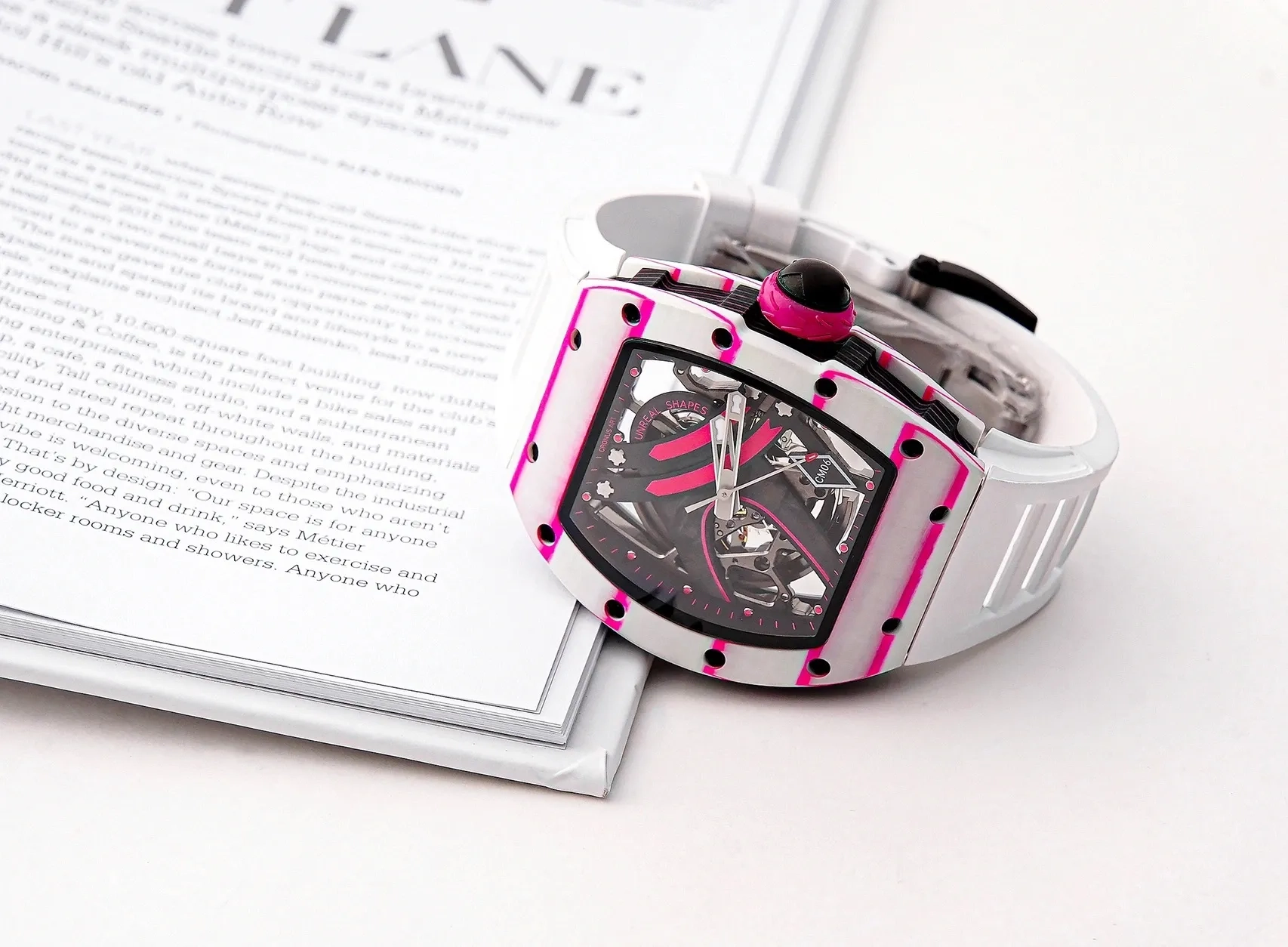 Копия часов CronusArt NTPT Carbon Fiber Watch CM06-P Арт.CA-0404