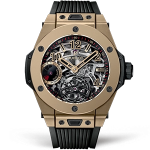 Копия часов Hublot Big Bang Tourbillon Power Reserve 5 Days Full Magic Gold 405.MX.0138.RX Арт.HB-1086