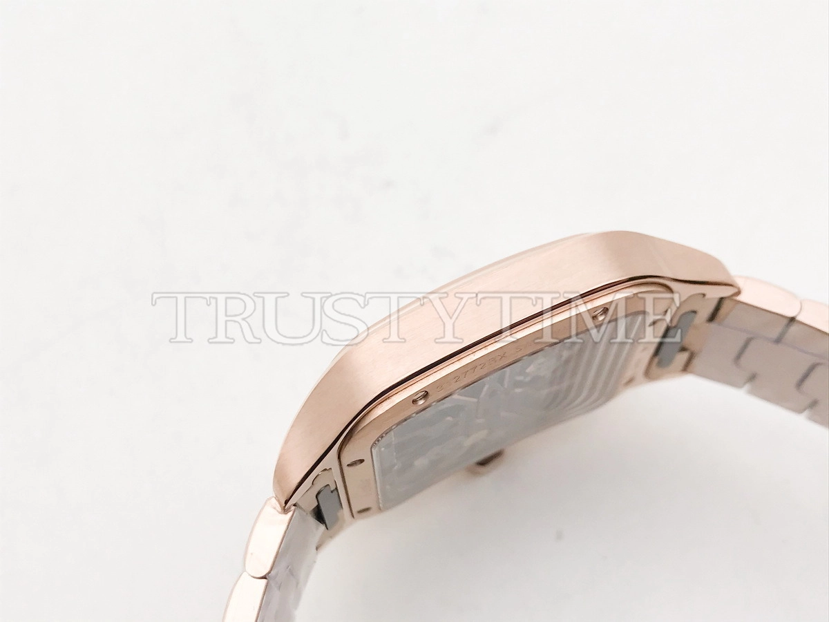 Копия часов Cartier Santos de Cartier Large Skeleton 40mm WHSA0016 Арт.CR-0988