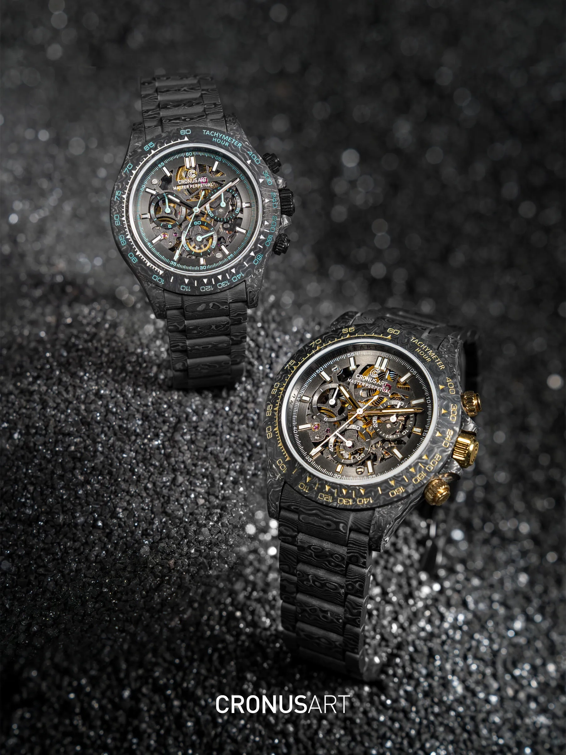 Копия часов CronusArt NTPT Carbon Fiber Watch Limited edition CM016-028 Арт.CA-0446