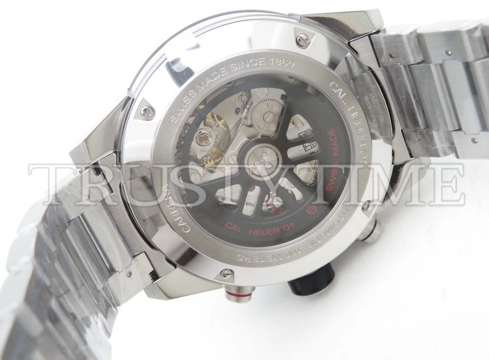 Копия часов Tag Heuer Carrera Calibre HEUER 01 Chronograph 45mm CAR2A1W.BA0703 Арт.TG-0399