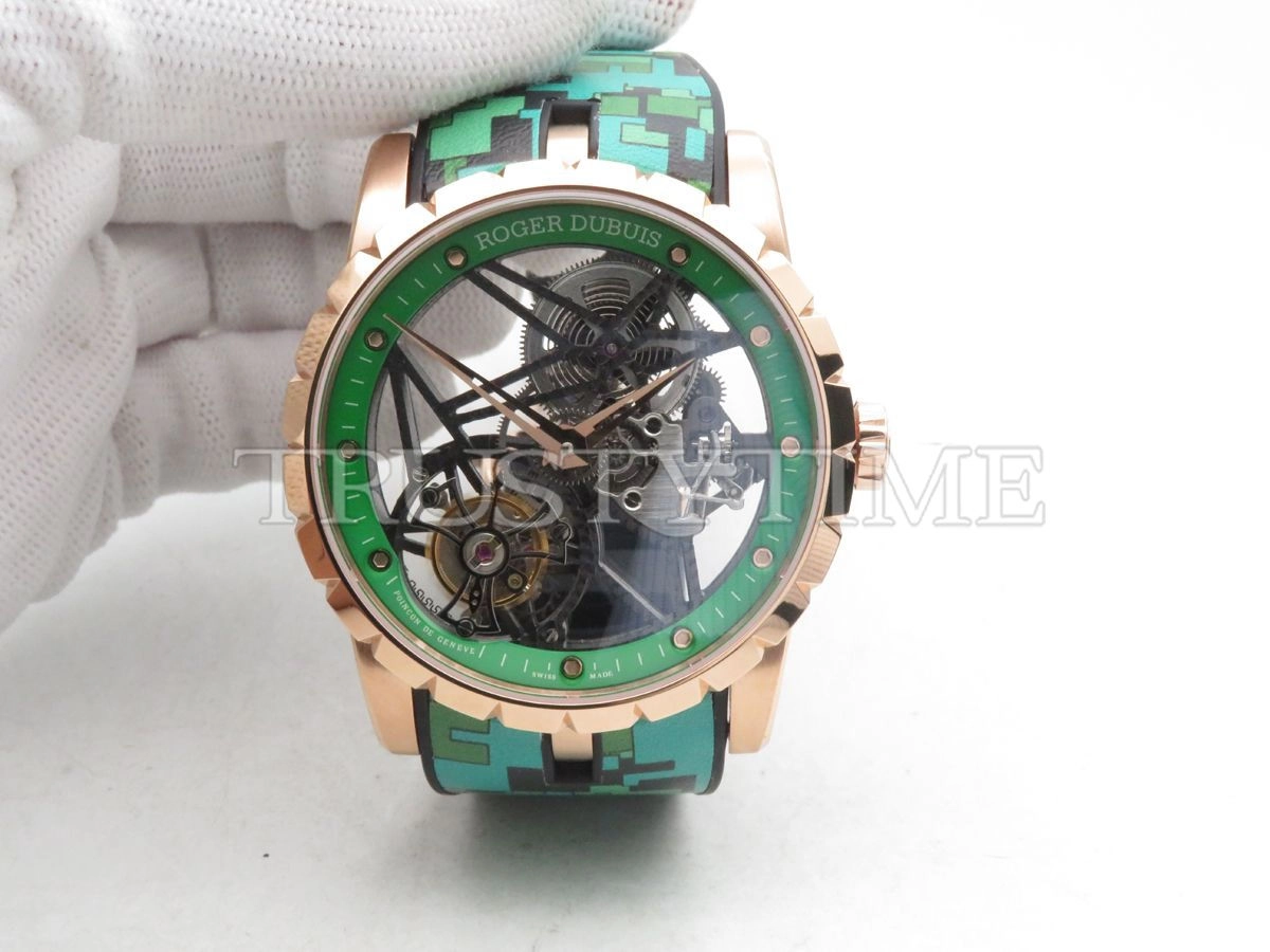Копия часов Roger Dubuis Excalibur Skeleton Flying Tourbillon Арт.RG-0448