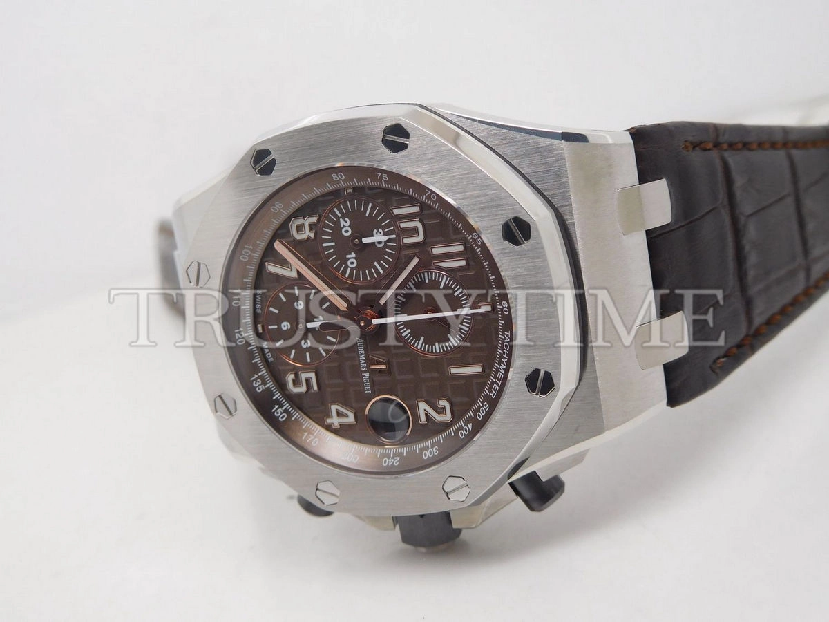 Копия часов Audemars Piguet Royal Oak Offshore Chronograph Havana Brown SIHH 2018 26470ST.OO.A820CR.01 Арт.AP-0840