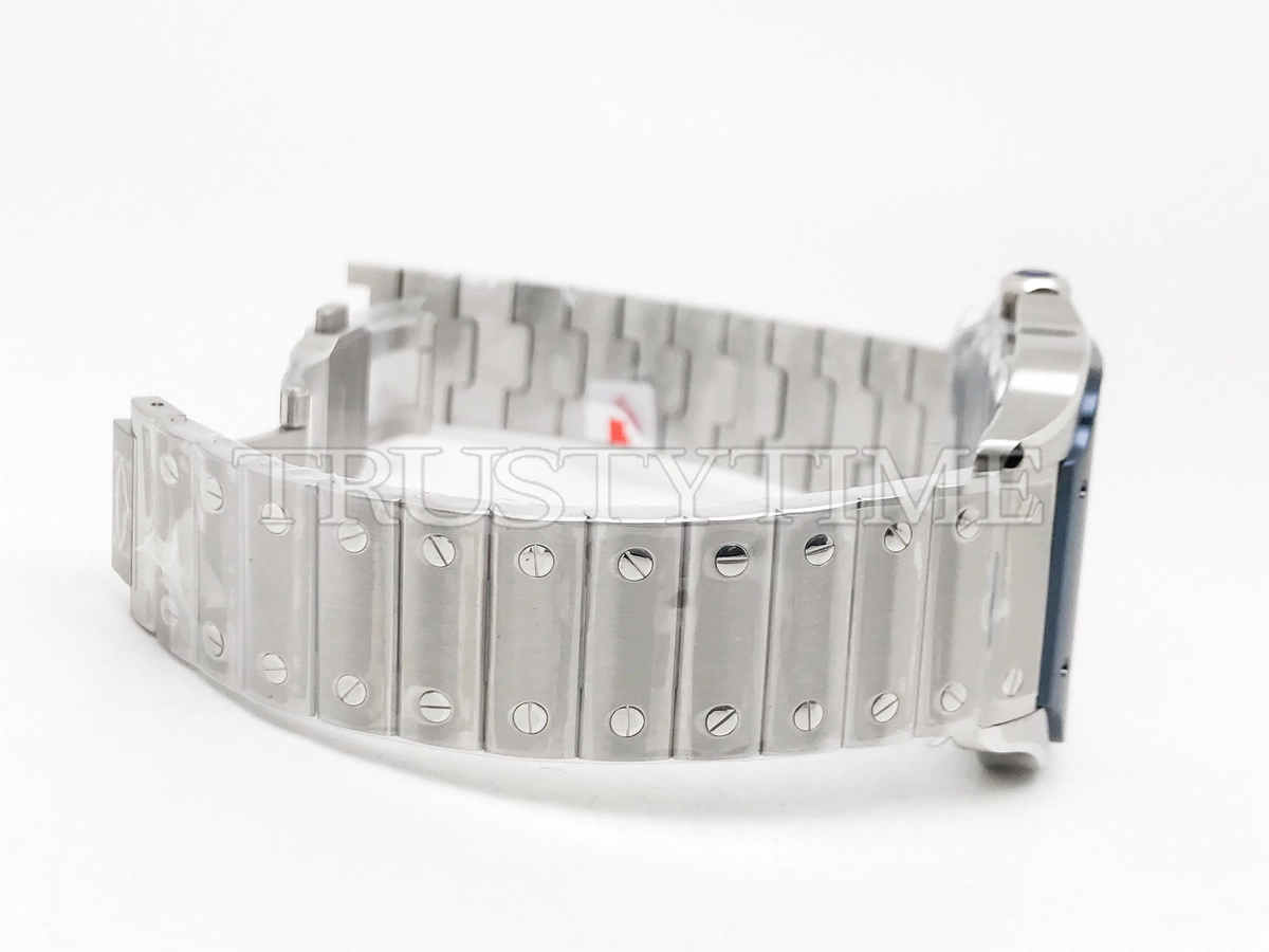 Копия часов Cartier Santos de Cartier Large Skeleton 40mm WHSA0026 Арт.CR-0897